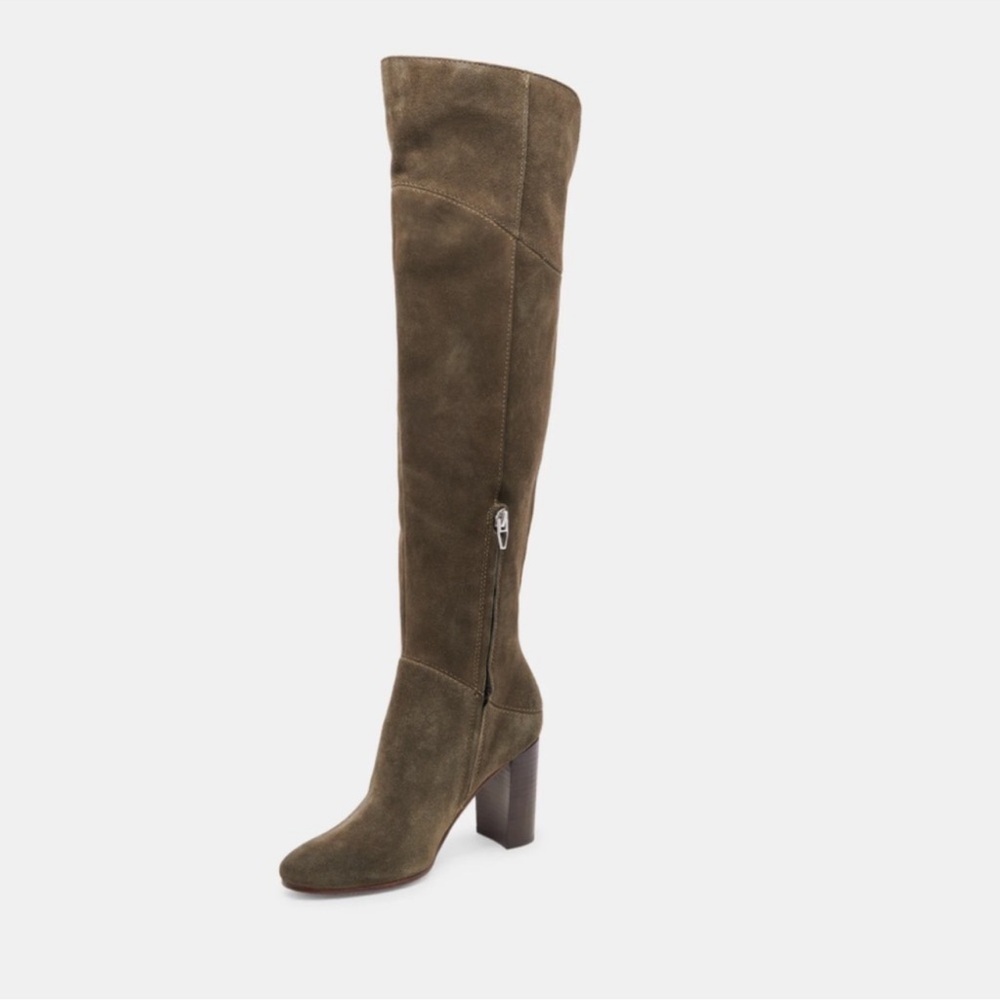 Dolce Vita Sury Boots Army Suede sz 6.5 - Picture 3 of 16